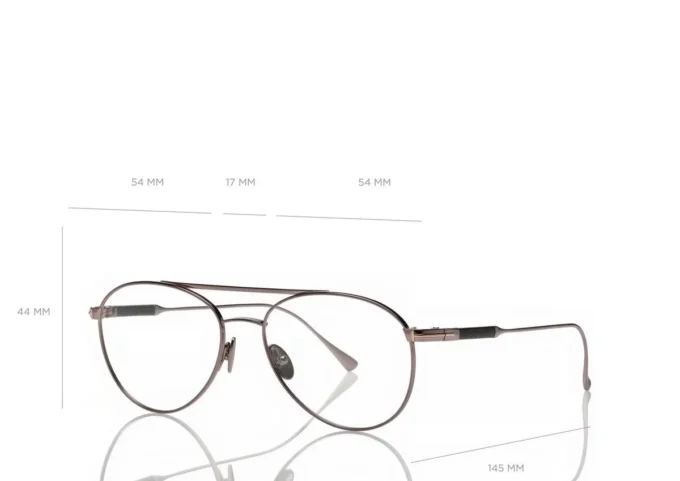 Gafas de titanio Pilot Optical