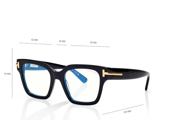 Gafas Icon Blue Block Square