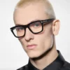 Gafas Icon Blue Block Square