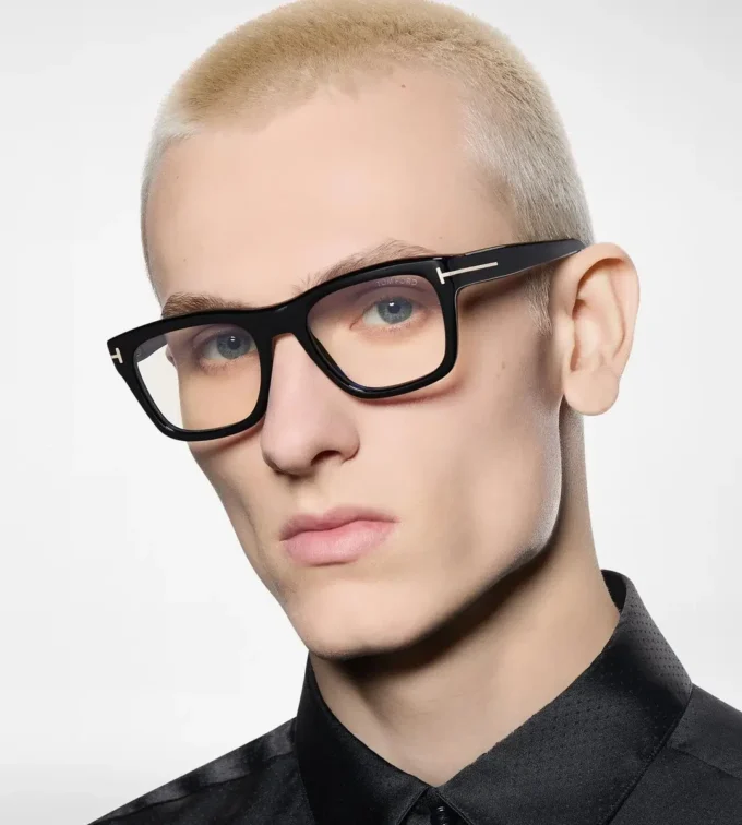 Gafas Icon Blue Block Square
