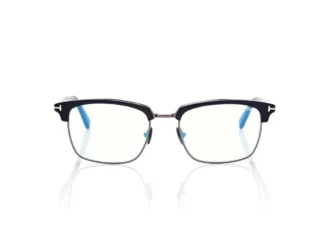 Gafas ópticas cuadradas con filtro azul