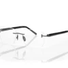Gafas rectangulares de cuerno y titanio Gafas rectangulares de cuerno y titanio