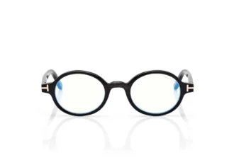 Gafas redondas Horn Blue Block Opticals