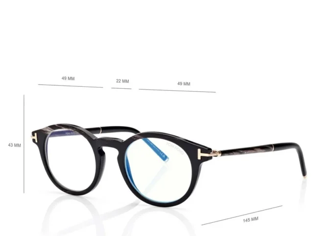 Gafas redondas Horn Blue Block Opticals Gafas redondas Horn Blue Block Opticals