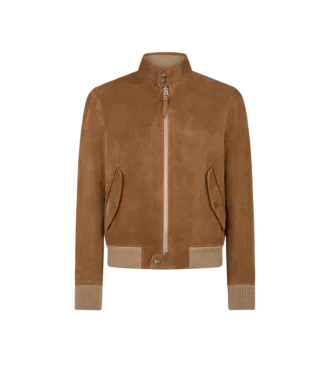 Harrington de gamuza