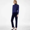 Jersey de cuello alto y manga larga con placa metálica Tom Ford