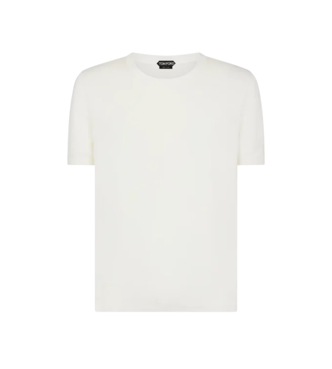 Jersey de cuello redondo de algodón puro Jersey de cuello redondo de algodón puro