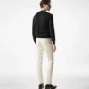 Jersey de cuello redondo sin costuras de alpaca y seda Jersey de cuello redondo sin costuras de alpaca y seda
