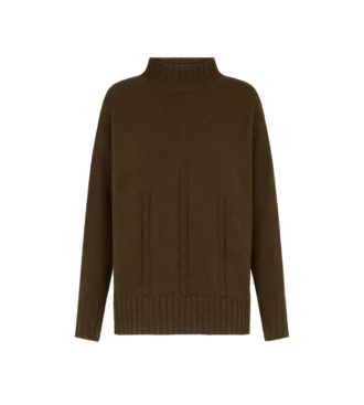 Jersey de manga larga con cuello alto