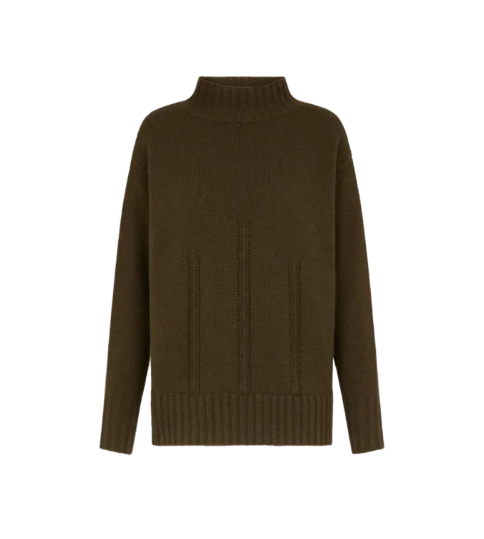 Jersey de manga larga con cuello alto