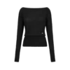 Jersey de manga larga y cuello barco con placa metálica de Tom Ford Jersey de manga larga y cuello barco con placa metálica de Tom Ford