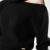 Jersey de manga larga y cuello barco con placa metálica de Tom Ford Jersey de manga larga y cuello barco con placa metálica de Tom Ford