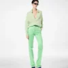 Jersey oversize de cuello polo abierto de cachemira y seda ultrasuaves