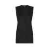 Jersey sin mangas y cuello redondo con aberturas laterales Jersey sin mangas y cuello redondo con aberturas laterales