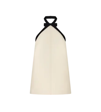 Mini vestido de cóctel con detalle de lazo