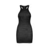 Mini vestido de cóctel con espalda nadadora
