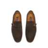 Mocasines de ante Gigi con hebilla y banda retorcida Mocasines de ante Gigi con hebilla y banda retorcida