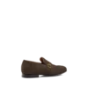 Mocasines de ante Gigi con hebilla y banda retorcida Mocasines de ante Gigi con hebilla y banda retorcida