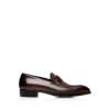 Mocasines Elkan Twisted Band de piel bruñida y cocodrilo Mocasines Elkan Twisted Band de piel bruñida y cocodrilo