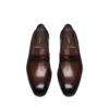 Mocasines Elkan Twisted Band de piel bruñida y cocodrilo Mocasines Elkan Twisted Band de piel bruñida y cocodrilo