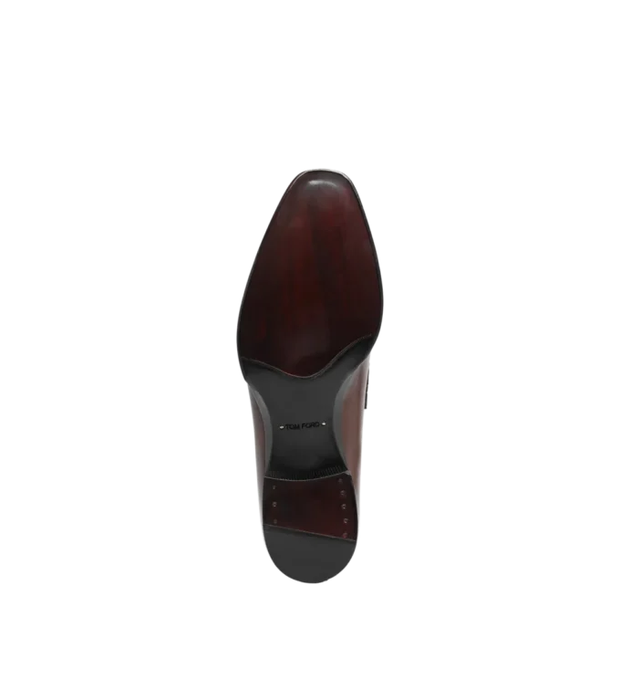 Mocasines Elkan Twisted Band de piel bruñida y cocodrilo Mocasines Elkan Twisted Band de piel bruñida y cocodrilo