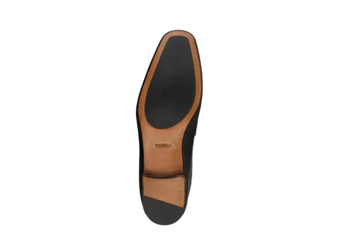 Mocasines Sean Twisted Band de piel granulada Mocasines Sean Twisted Band de piel granulada