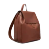 Mochila con solapa T-Line de piel granulada Mochila con solapa T-Line de piel granulada