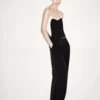 Mono camisola elástico de doble georgette