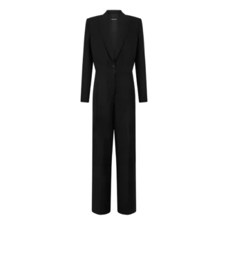 Mono de esmoquin de lana elegante