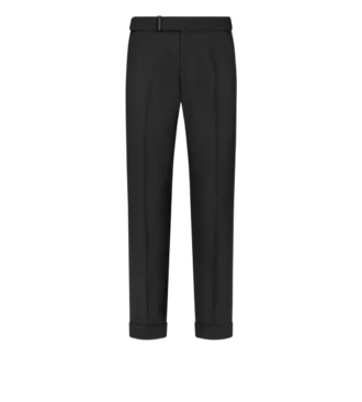 Pantalón Atticus de mikado teñido en hilo
