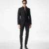 Chaqueta Atticus de mikado teñida en hilo Chaqueta Atticus de mikado teñida en hilo