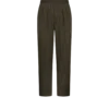 Pantalón de algodón y seda con rayas bengalíes y pliegues Pantalón de algodón y seda con rayas bengalíes y pliegues