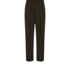 Pantalón de doble pliegue de lana, cachemira y seda Pantalón de doble pliegue de lana, cachemira y seda