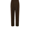 Pantalón de doble pliegue en sarga rota Pantalón de doble pliegue en sarga rota