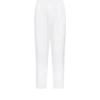 Pantalón de estar por casa plisado con rayas en espiga Pantalón de estar por casa plisado con rayas en espiga