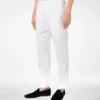 Pantalón de estar por casa plisado con rayas en espiga Pantalón de estar por casa plisado con rayas en espiga