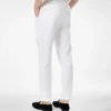 Pantalón de estar por casa plisado con rayas en espiga Pantalón de estar por casa plisado con rayas en espiga