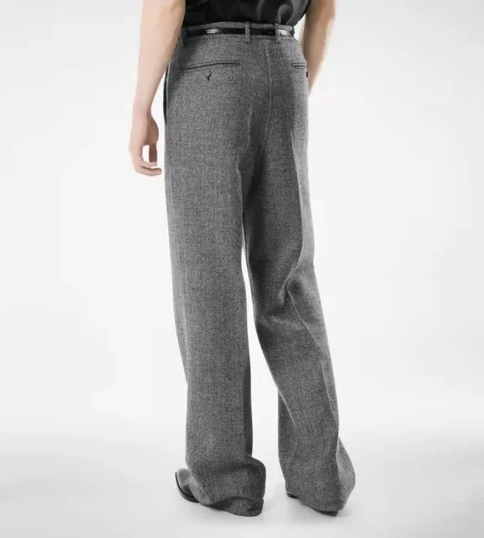 Pantalón doble dividible con diseño en espiga de piel de tiburón Pantalón doble dividible con diseño en espiga de piel de tiburón