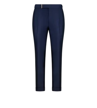 Pantalón Dyllan de sarga de seda y mohair