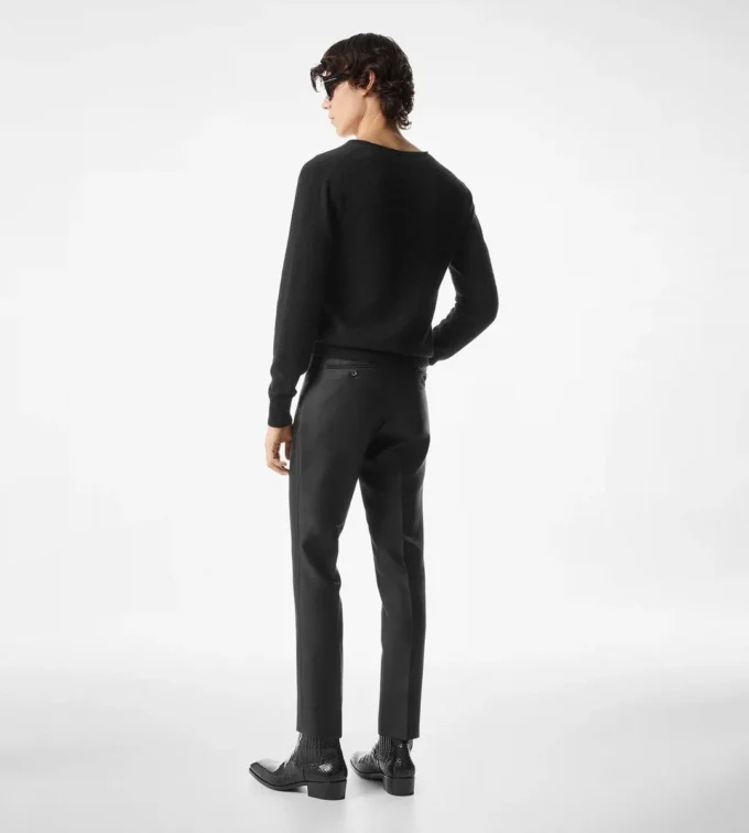 Pantalón Dyllan de sarga de seda y mohair Pantalón Dyllan de sarga de seda y mohair