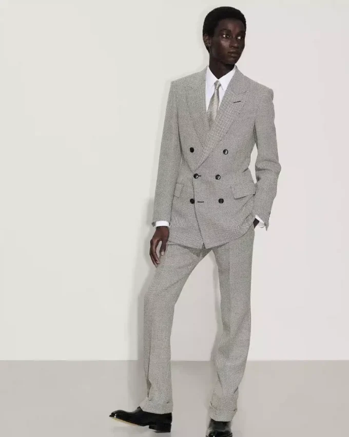 Corbata de jacquard de seda Corbata de jacquard de seda