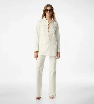 Pantalones acampanados de mezclilla