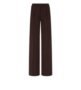 Pantalones anchos con doble pliegue