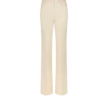 Pantalones anchos de esmoquin entallados de seda y lana Barathea brillante Pantalones anchos de esmoquin entallados de seda y lana Barathea brillante