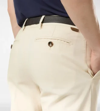 Pantalones chinos de algodón cepillado