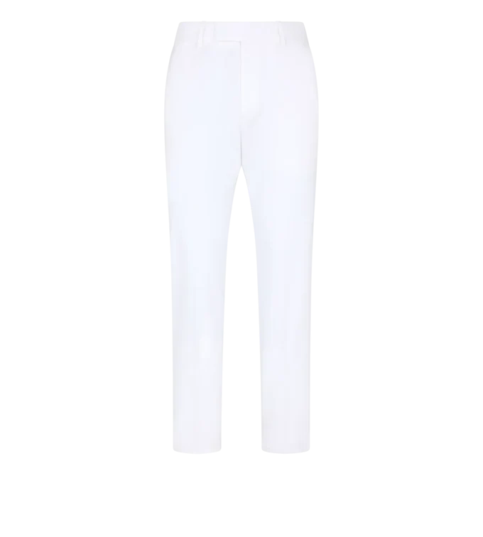 Pantalones chinos de sarga de algodón elástico Pantalones chinos de sarga de algodón elástico