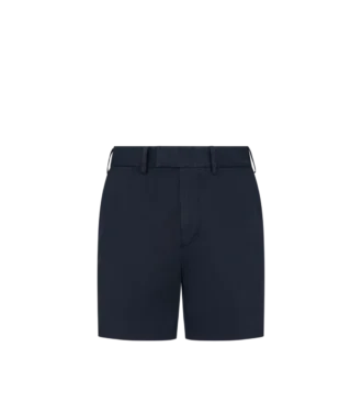 Pantalones cortos entallados de sarga de algodón elástico Pantalones cortos entallados de sarga de algodón elástico