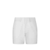 Pantalones cortos entallados de satén de algodón