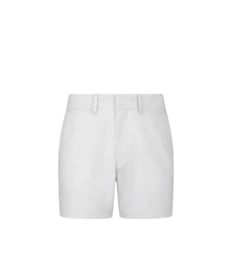 Pantalones cortos entallados de satén de algodón