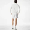 Pantalones cortos entallados de satén de algodón